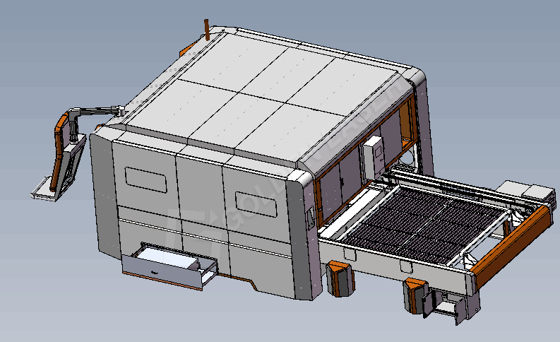 fiber laser sheet cutting machine