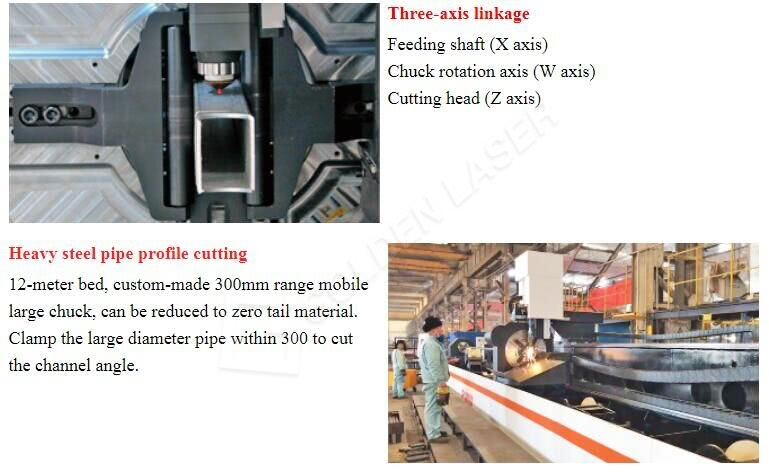 stainless steel pipe laser cutting machine