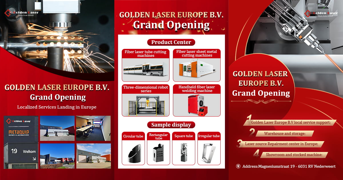 golden laser Europe B.V openging