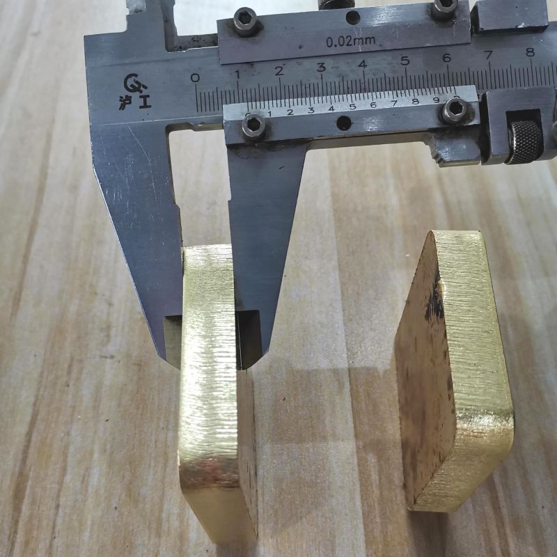 12mm brass cutting by Golden Laser