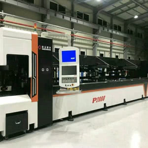4000w potpuno automatski stroj za rezanje cijevi s laserskim vlaknima P2080A za proizvodnju autodijelova