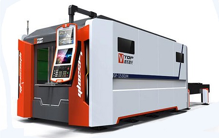 China Manufacturer for Square Tube Drilling Machine -<br />
 4000W Full Closed Pallet Table Fiber Laser Cutting Machine GF-1530JH - Vtop Fiber Laser