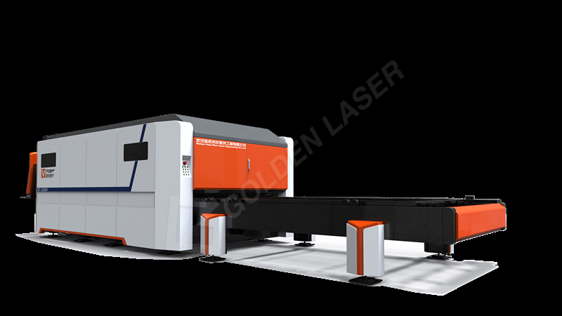 Tvornička prodajna oprema za rezanje bešavnih cijevi -2500W zatvoreni stol za razmjenu pokrova, stroj za lasersko rezanje listova s ​​vlaknima Cijena GF-1530JH - Vtop laser s vlaknima