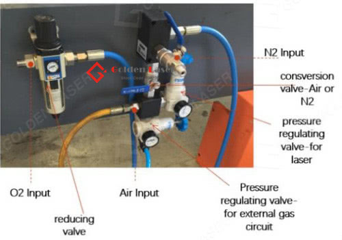 golden laser 3 gas system for laser cutter