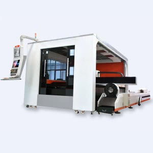 Full Enclosure Shuttle Table Fiber Laser Sheet and Tube Cutting Machine GF-1530JH