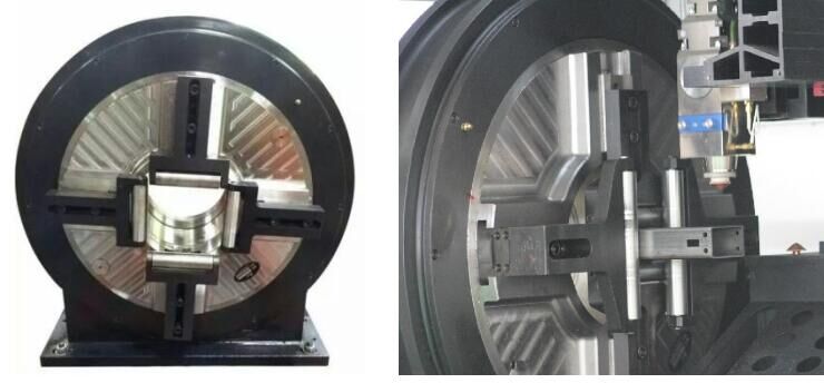 electric chuck laser cutting machine