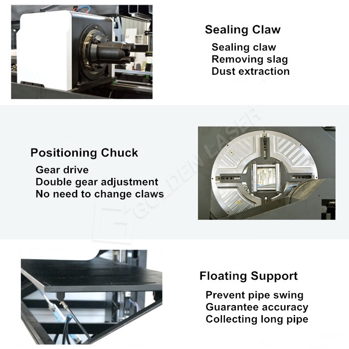 2000w pipe laser cutting machine