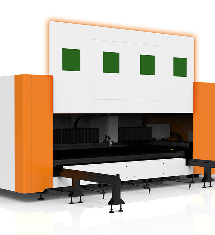 Mesin pemotong laser serat kompak C30 lawang angkat listrik