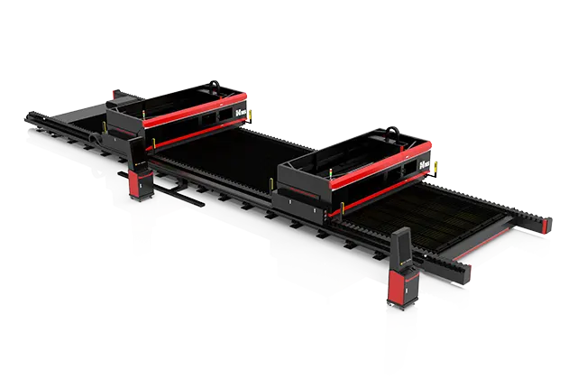 Golden Laser Dual beam large format fiber laser cutting machine H16 left view