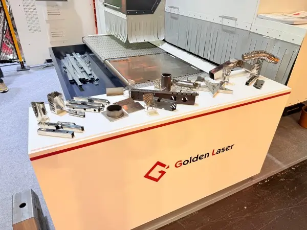 Golden laser 2026 tube and wire exhibition review (tube cutting samples)