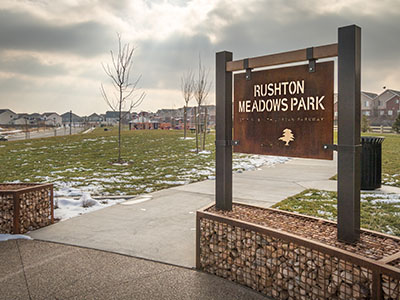 Lasergesneden metalen parksignalisatie