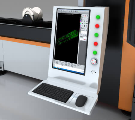 I-P2060B-isikrini se-laser tube cutting machine laser yegolide