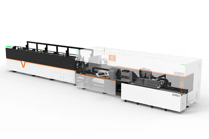 S09 small tube laser cutting machine fully enclosed design