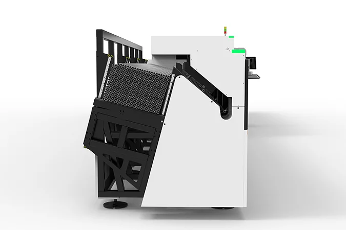 S09 tube laser cutting machine loading small tubes