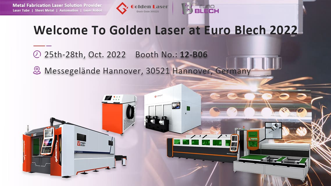 Welcome To Golden Laser in Euro Blech 2022 