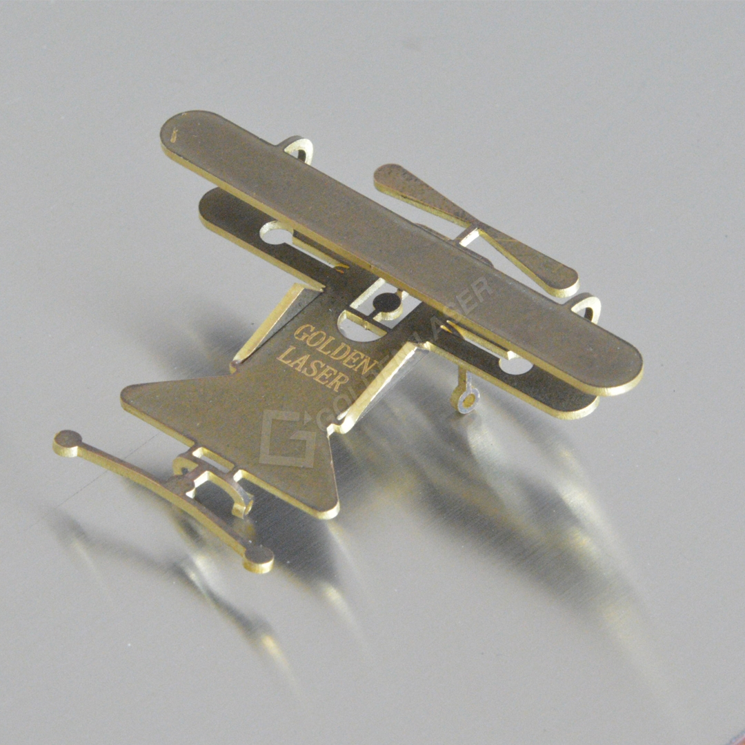 brass plane by GF-6060 Golden Laser