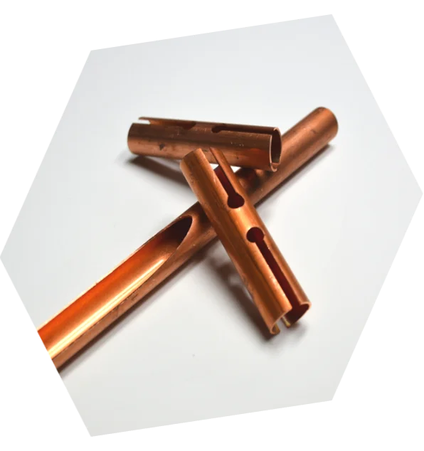 brass small tube laser cutting result