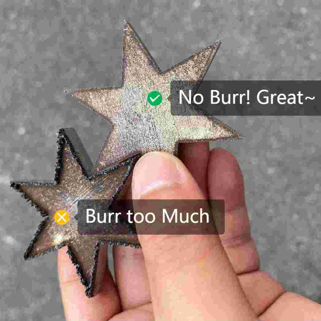 How to solve the burr in laser cutting fabrication