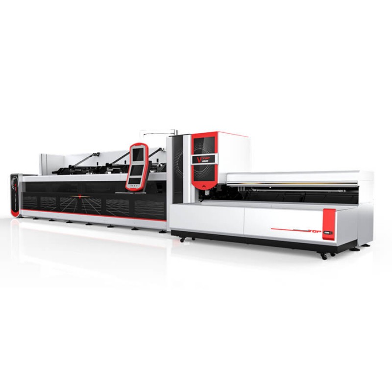 2500w 3000w Fiber Laser Metal Cutting Machine For Round,Square Tube / Pipe