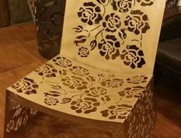 laser cutting machine for metal chair