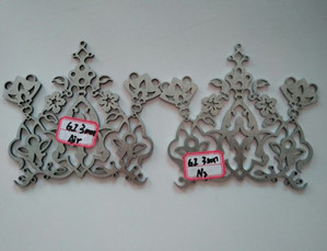 Serat laser motong 3mm Galvanized Steel Lambaran