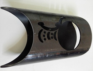Serat laser motong Karbon Steel Oval pipe