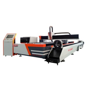 Factory For Laser Cutter For Metal Jewelry -<br />
 Dual Function Fiber Laser Metal Sheet And Tube Cutting Machine - Vtop Fiber Laser