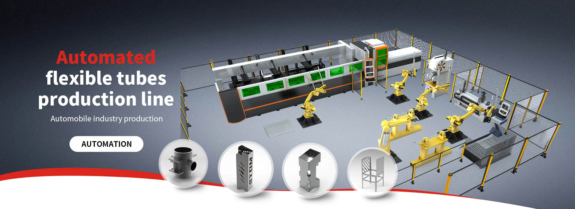 Industry 4.0 Smart Workshop Solution | Golden Laser Tube Laser Cutting Machine line