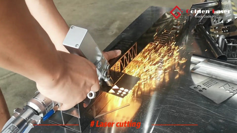 handheld laser cutting