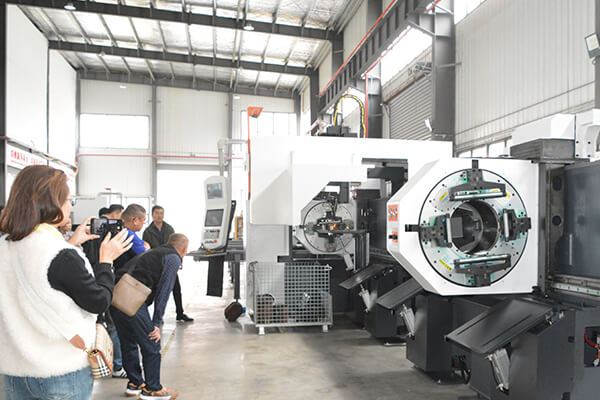 check mega series large tube laser cutting machine