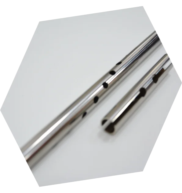 stainless steel round small tube laser cutting