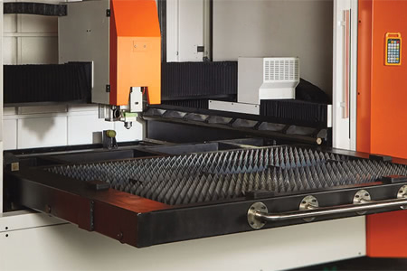 Τραπέζι συρταριών μεταλλικής μηχανής κοπής με λέιζερ